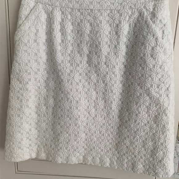 Banana Republic white pencil mini skirt size 0 - Picture 1 of 4